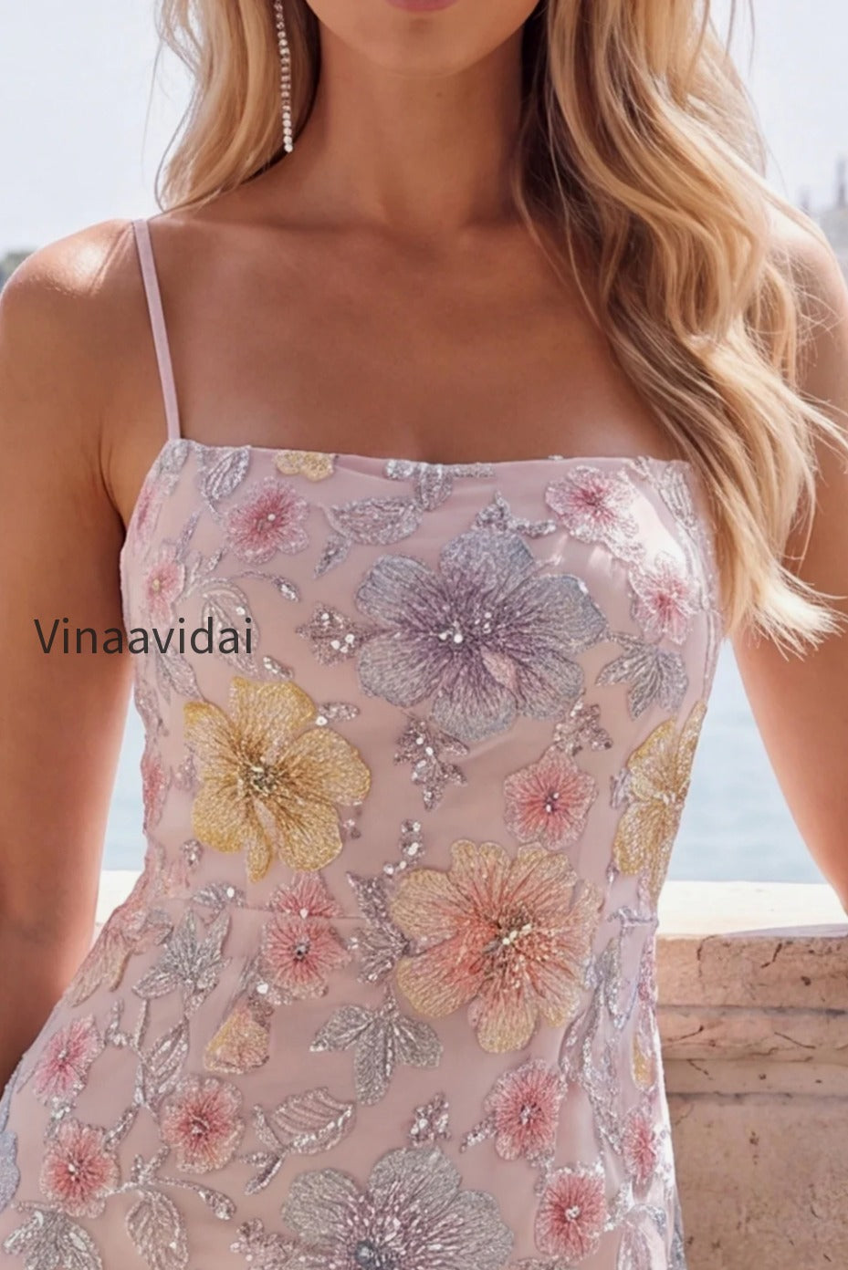 floral-light-pink-beaded-tight-short-homecoming-dress