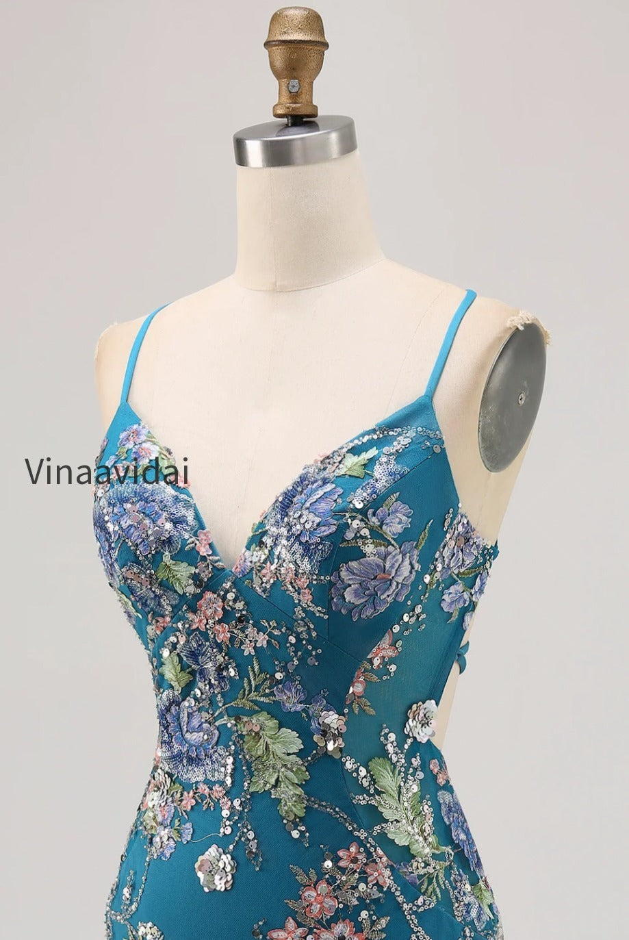 sparkly-pink-beaded-floral-short-tight-homecoming-dress-with-sequins