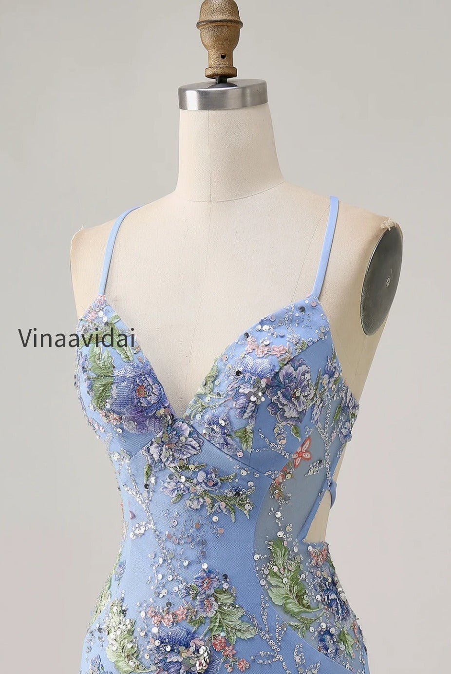 sparkly-pink-beaded-floral-short-tight-homecoming-dress-with-sequins