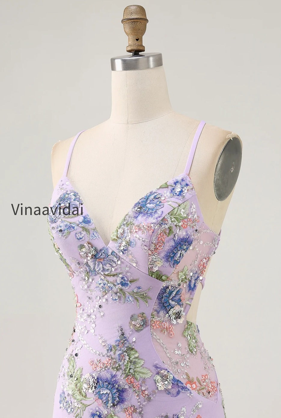 sparkly-pink-beaded-floral-short-tight-homecoming-dress-with-sequins