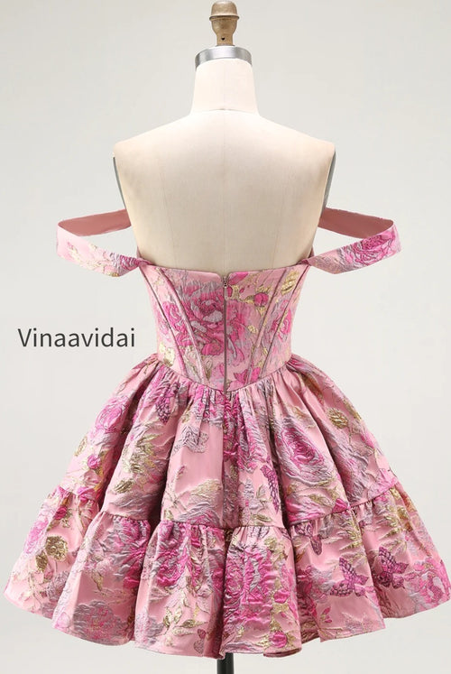 blush-corset-a-line-fluffy-short-homecoming-dress