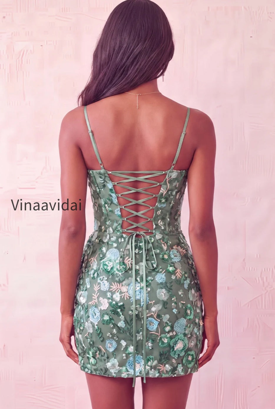 sparkly-floral-pink-sequin-corset-tight-short-homecoming-dress