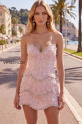 sparkly-pink-floral-tight-short-strapless-homecoming-dress-with-pearls