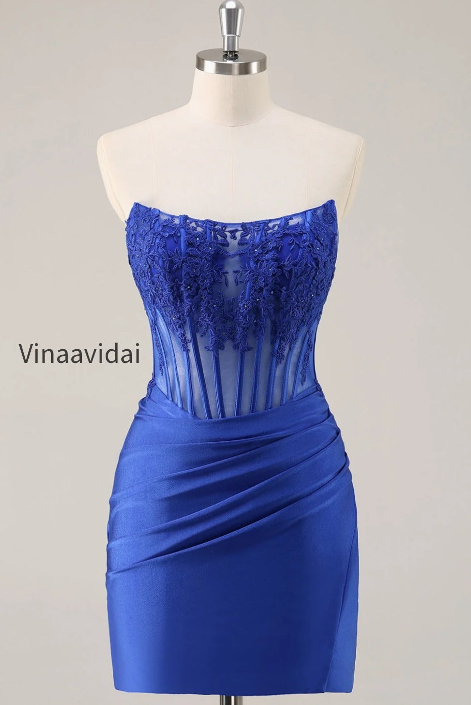 pink-strapless-bodycon-corset-short-homecoming-dress-with-lace