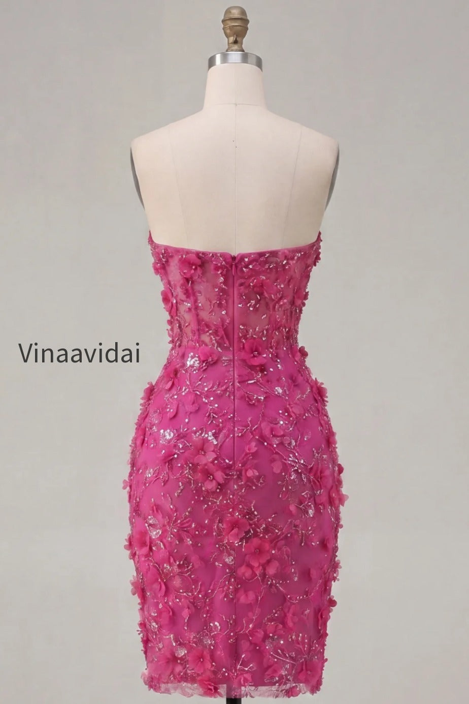 sparkly-fuchsia-corset-floral-tight-short-sweetheart-homecoming-dress-with-beading