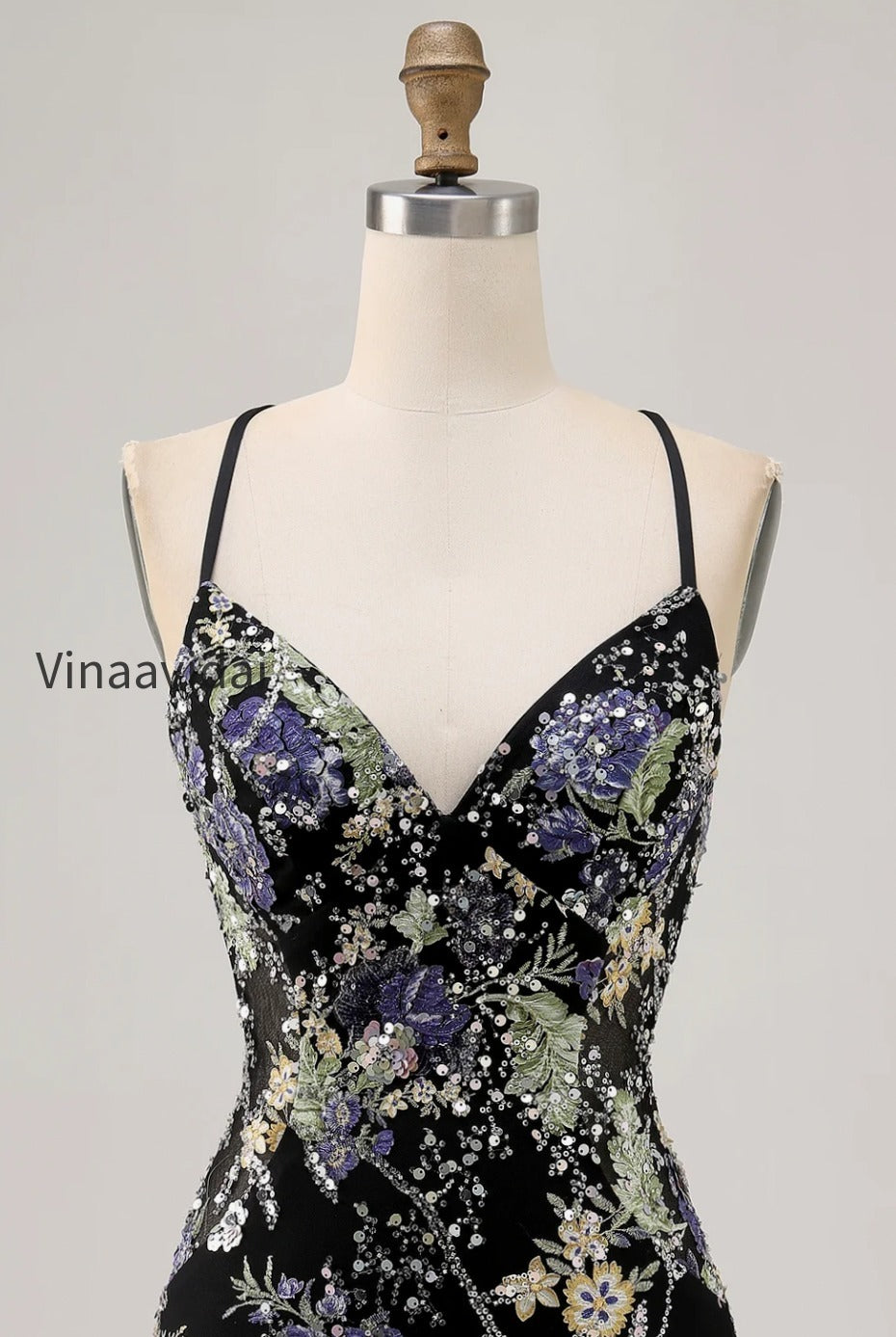 sparkly-pink-beaded-floral-short-tight-homecoming-dress-with-sequins