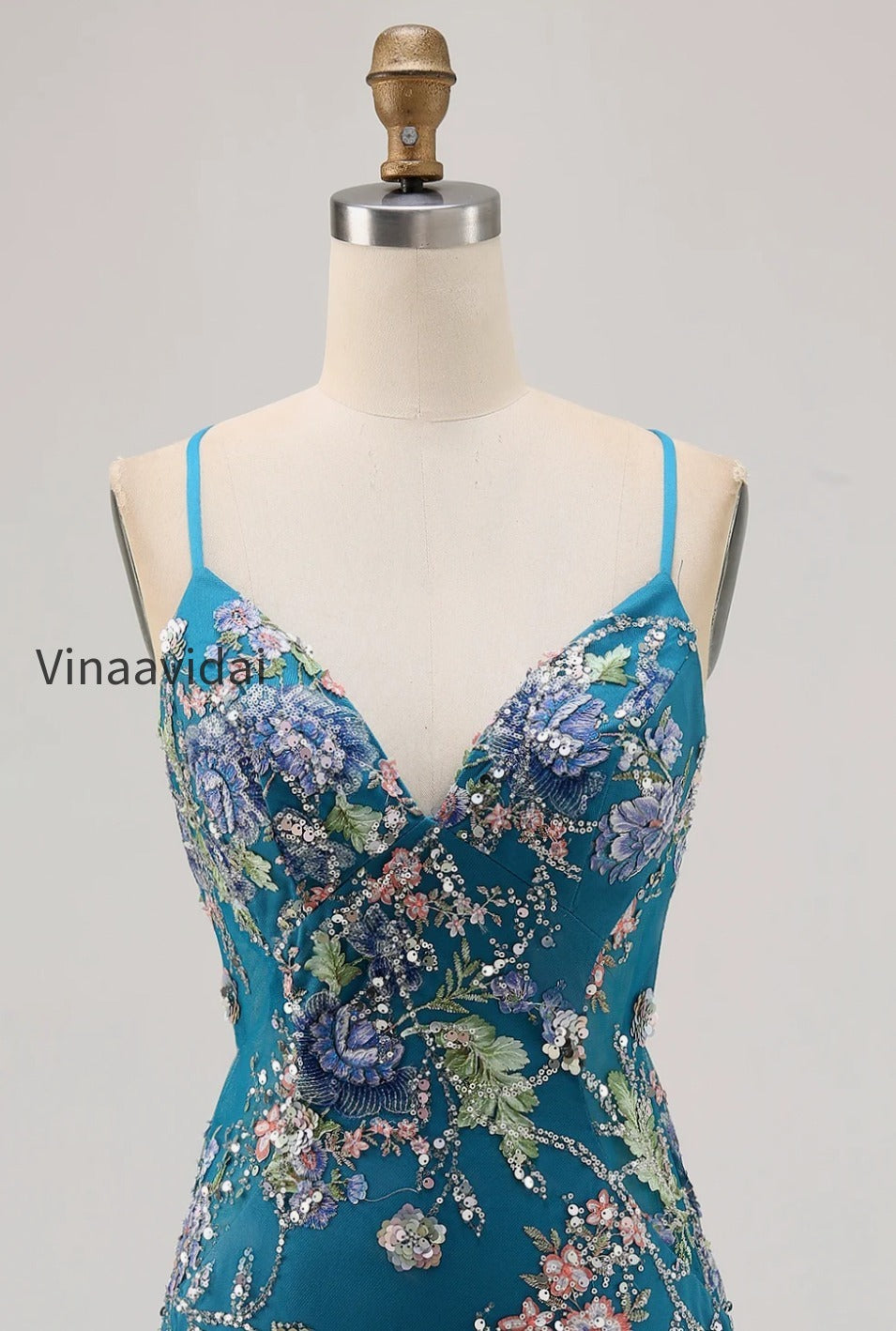 sparkly-pink-beaded-floral-short-tight-homecoming-dress-with-sequins