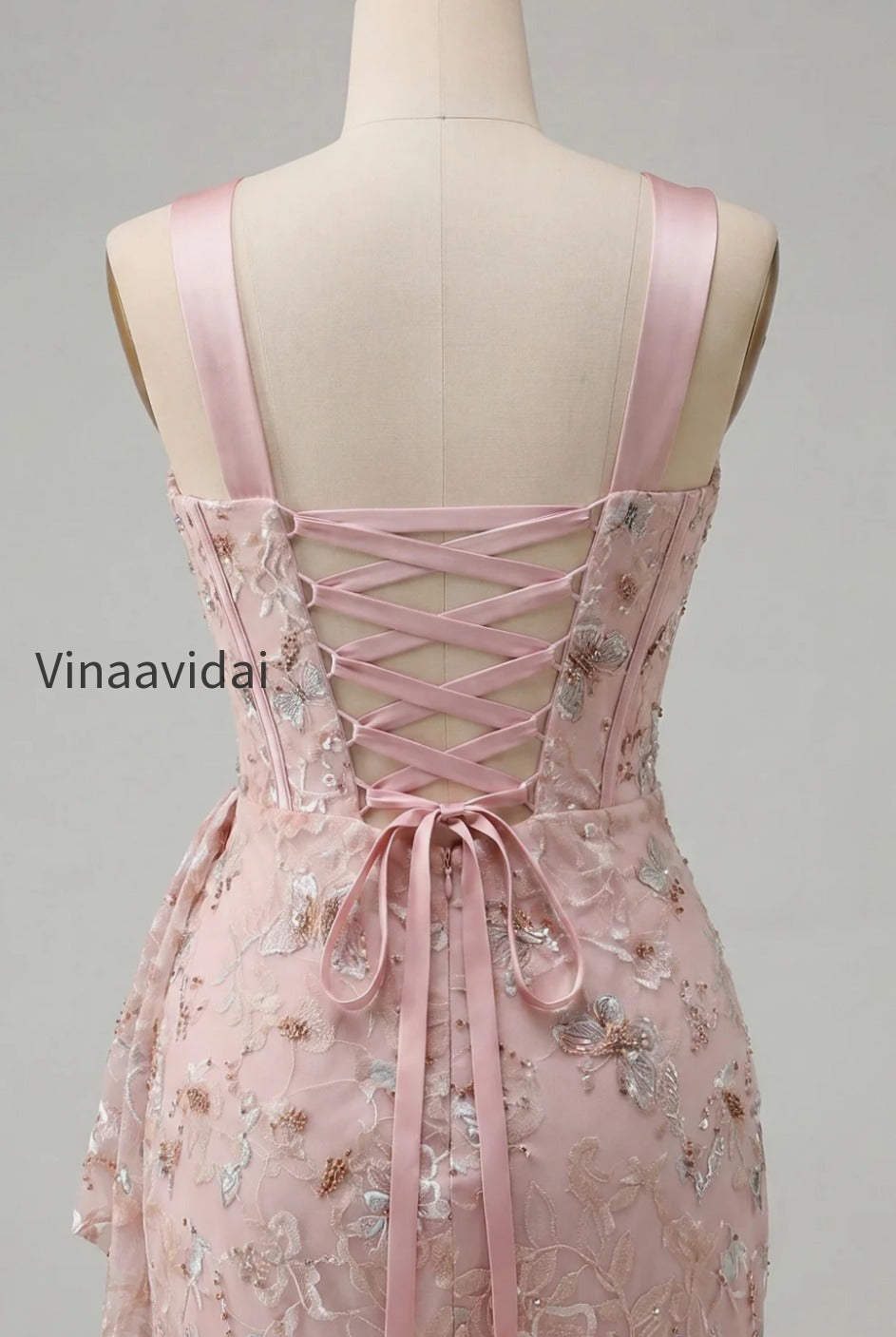floral-apricot-corset-ruched-tight-short-homecoming-dress-with-beading