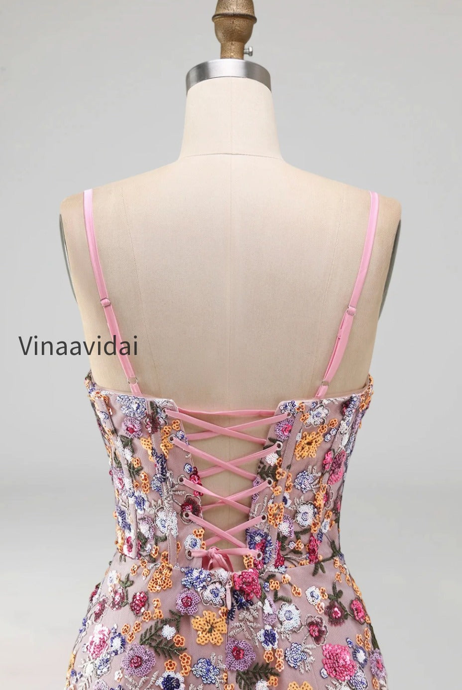 sparkly-floral-pink-sequin-corset-tight-short-homecoming-dress